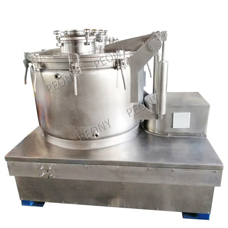 Batch Type Spin Washing Oil Ethanol Extraction Centrifuge With Cooling Jacket