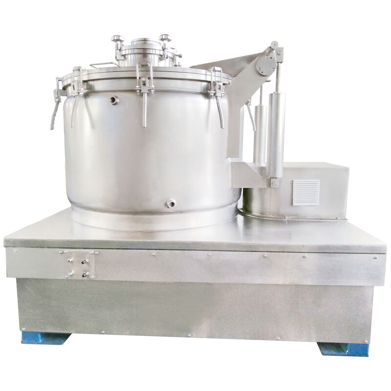 Batch Type Spin Washing Oil Ethanol Extraction Centrifuge With Cooling Jacket