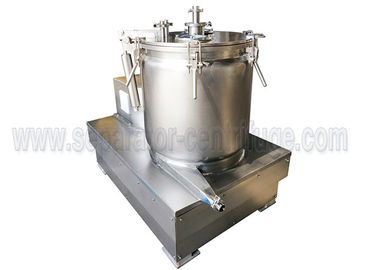 Top Discharge Industrial Basket Centrifuge Machine For CBD Hemp Oil Extraction