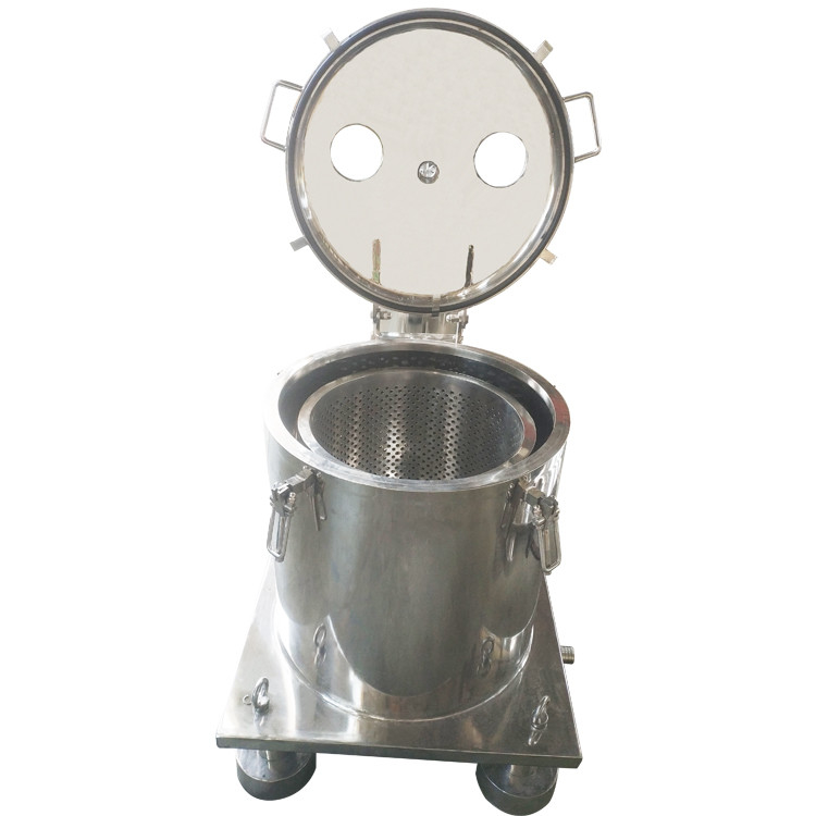 Manual Type Pharmacy Plate Chemical Centrifuge Filtration Equipment Food Top Discharge Centrifuge