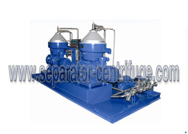 Centrifugeuses d'essence et d'huile de pile de disques de centrifugeuse, 2000LPH séparateur de 3 phases