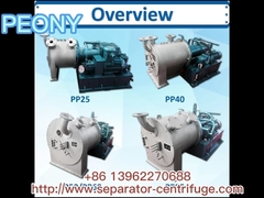 Capacité à deux étages de centrifugeuse de séparateur de poussoir 25Tons/acier inoxydable de H