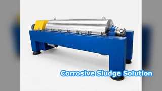Déchets dangereux de centrifugeuse résistante à la corrosion